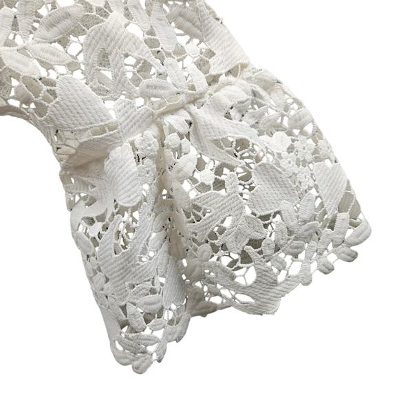 Boden Lace Blouse. Size  4 Elegant timeless Flared sleeves Cottage Country Fairy - Picture 6 of 9